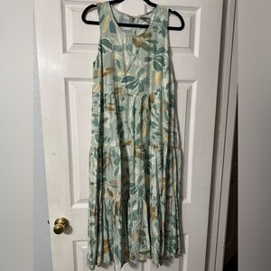 A New Day size medium floral cotton dress